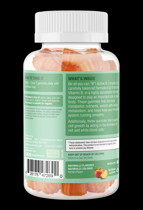 image of SUKU Active B-Complex 50 Gummies